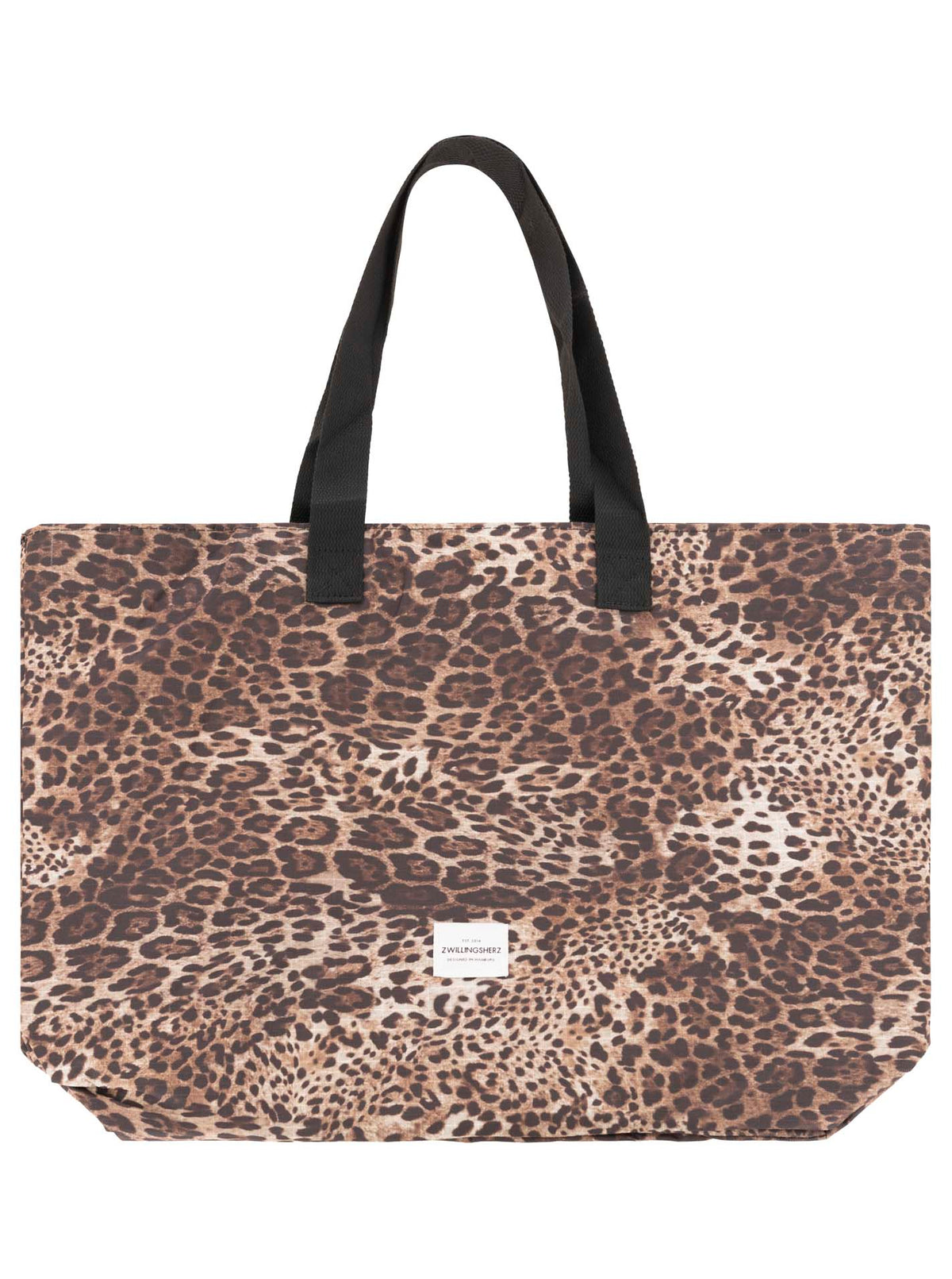 Zwillingsherz - XXL Shopper Tasche Leo - Braun