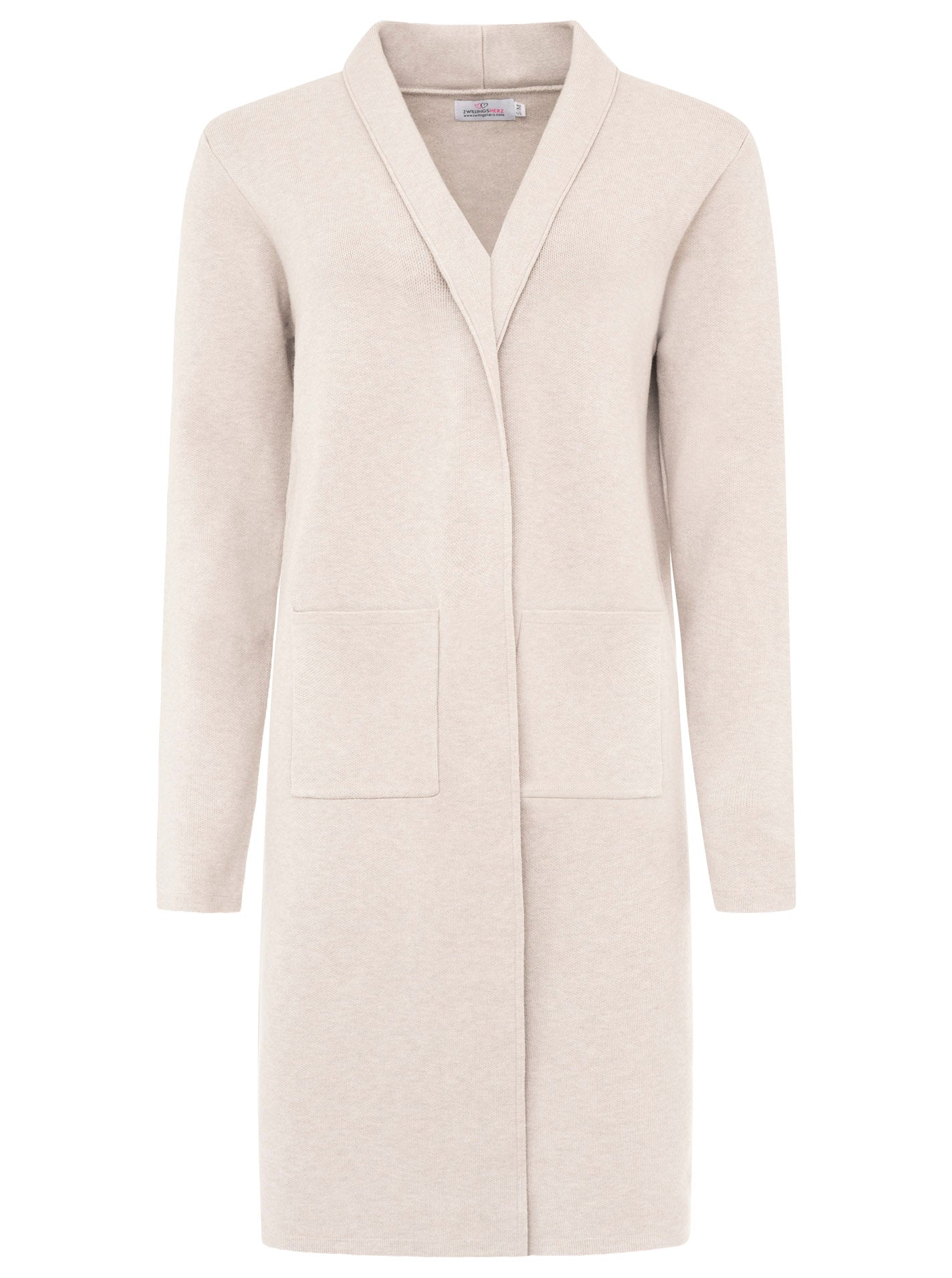 Zwillingsherz Strickjacke Jessy - Creme