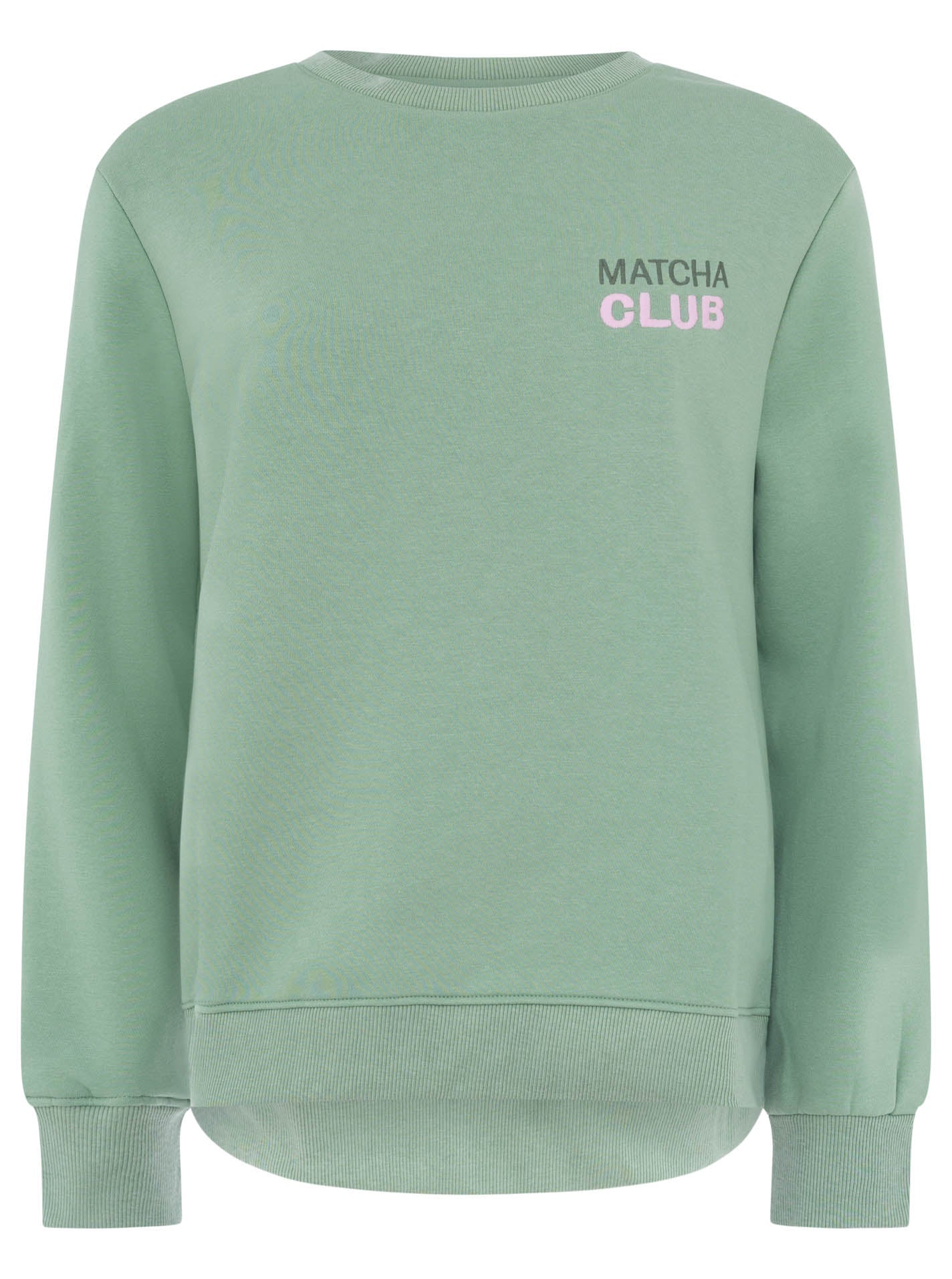 Zwillingsherz -  Sweatshirt Matcha Club - Salbei
