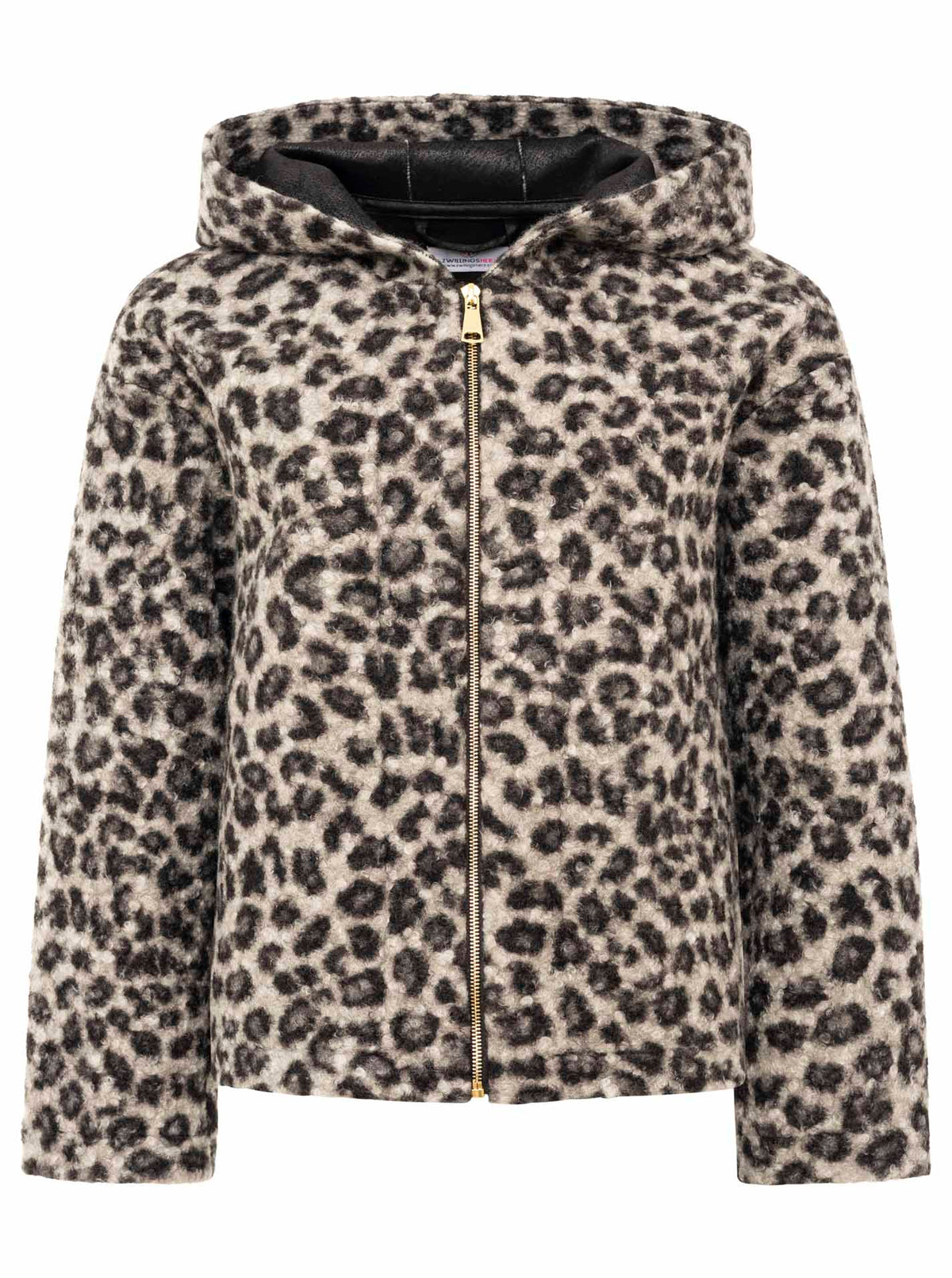 Zwillingsherz Teddy Jacke "Leo" - Creme/Schwarz