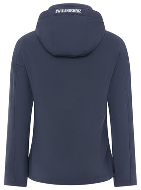 Zwillingsherz Softshelljacke "Glücksmomente" - Dunkelblau