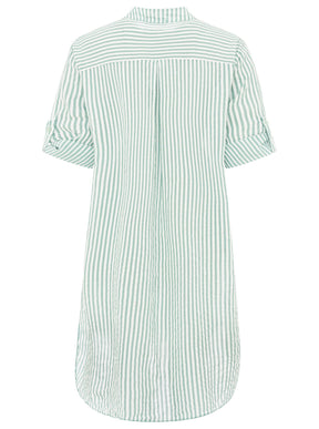 Zwillingsherz - Longbluse Kida (Streifen) - Mint