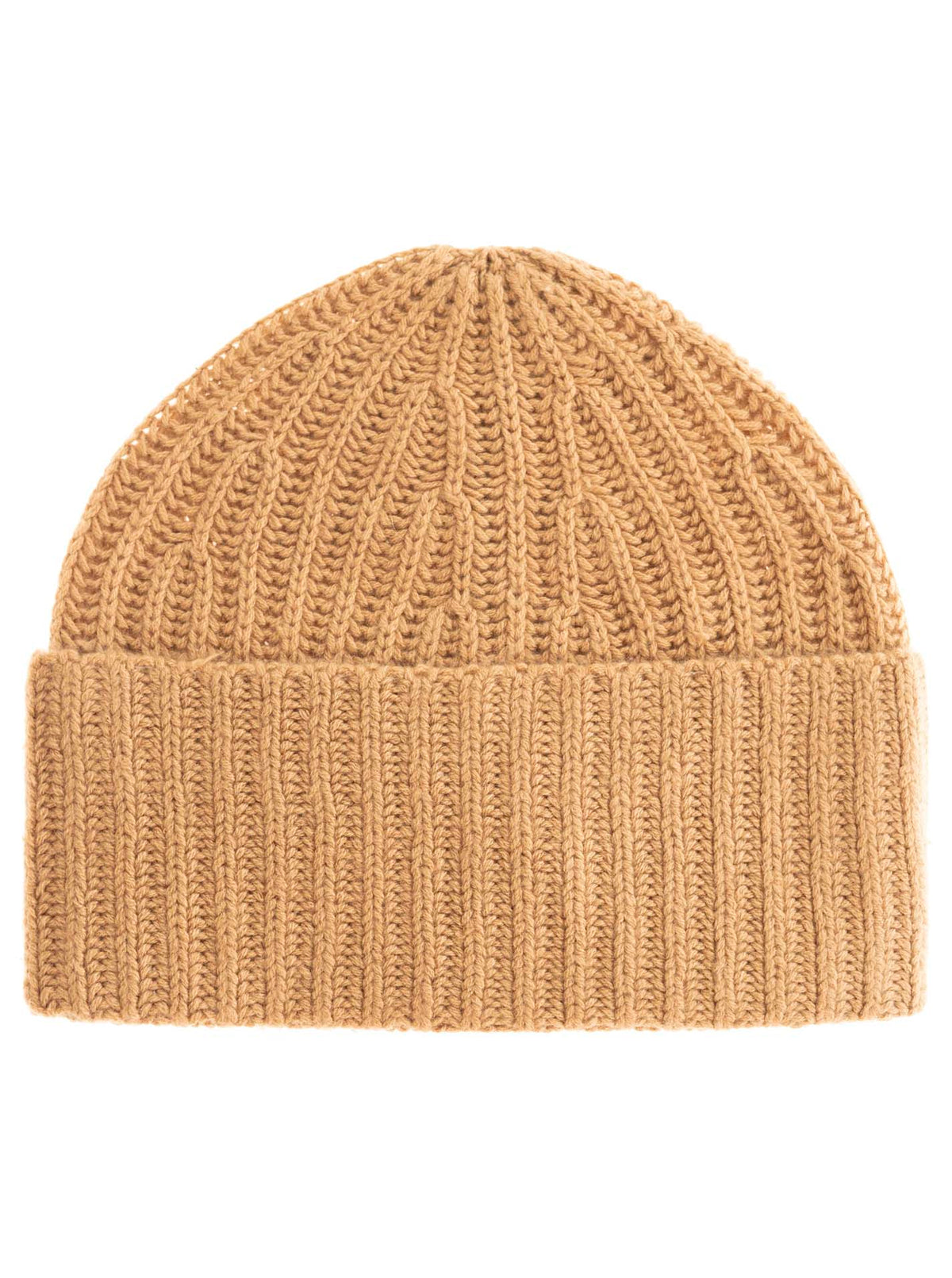 Zwillingsherz - Kaschmir Mütze "Grobstrick" (100% Cashmere) - Camel