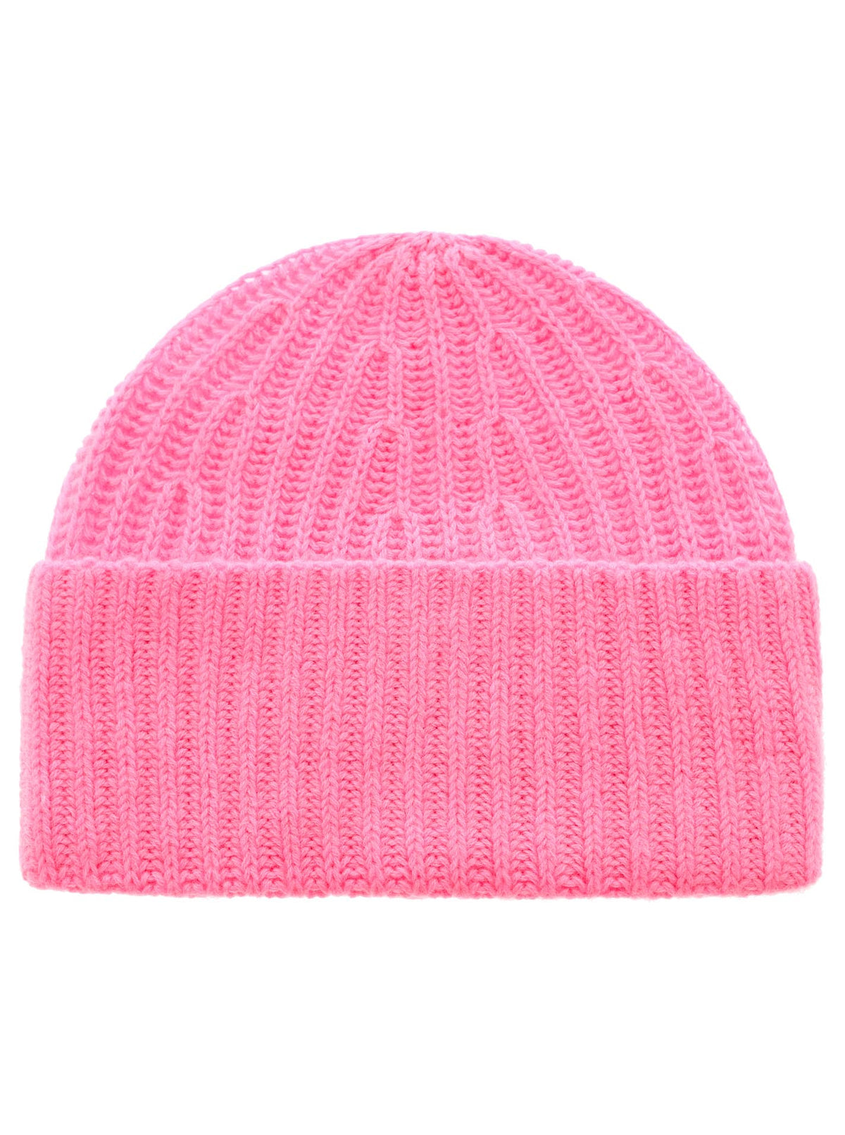 Zwillingsherz - Kaschmir Mütze "Grobstrick" (100% Cashmere) - Bubblegum Pink