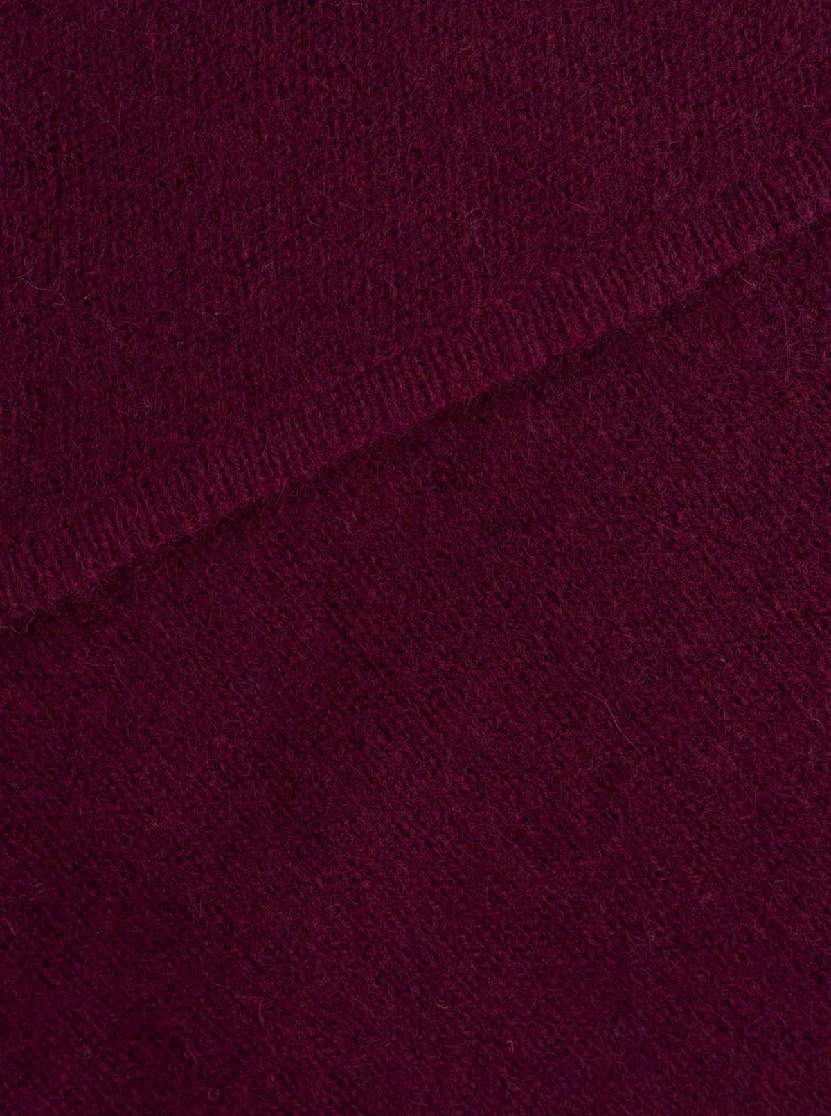 Zwillingsherz Kaschmir Dreieckstuch/Schal (100% Cashmere) - Bordeaux