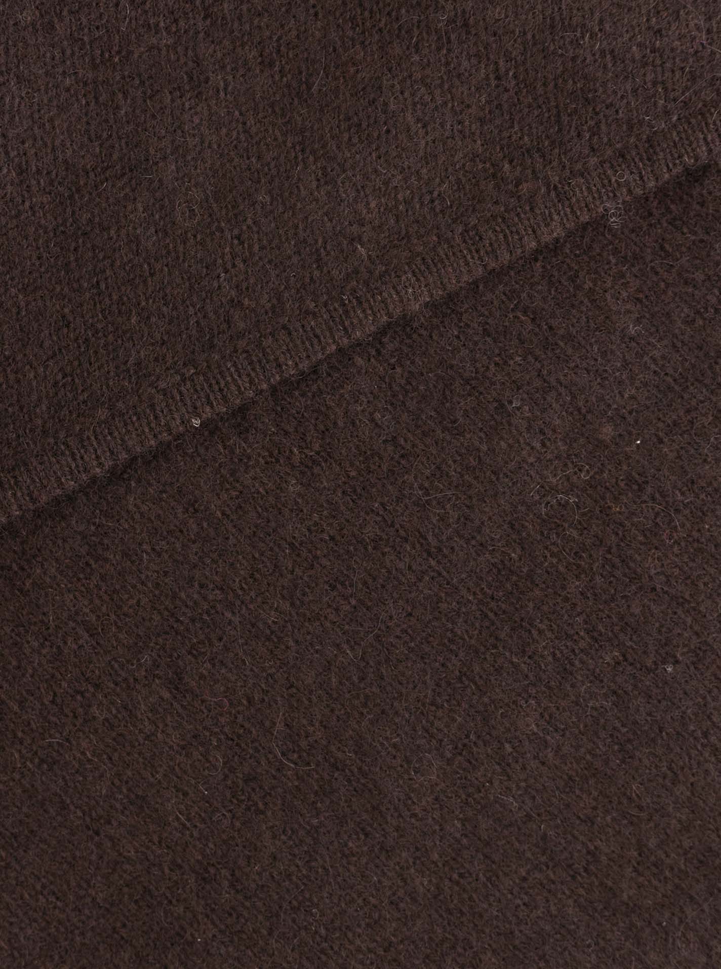 Zwillingsherz Kaschmir Dreieckstuch/Schal (100% Cashmere) - Braun