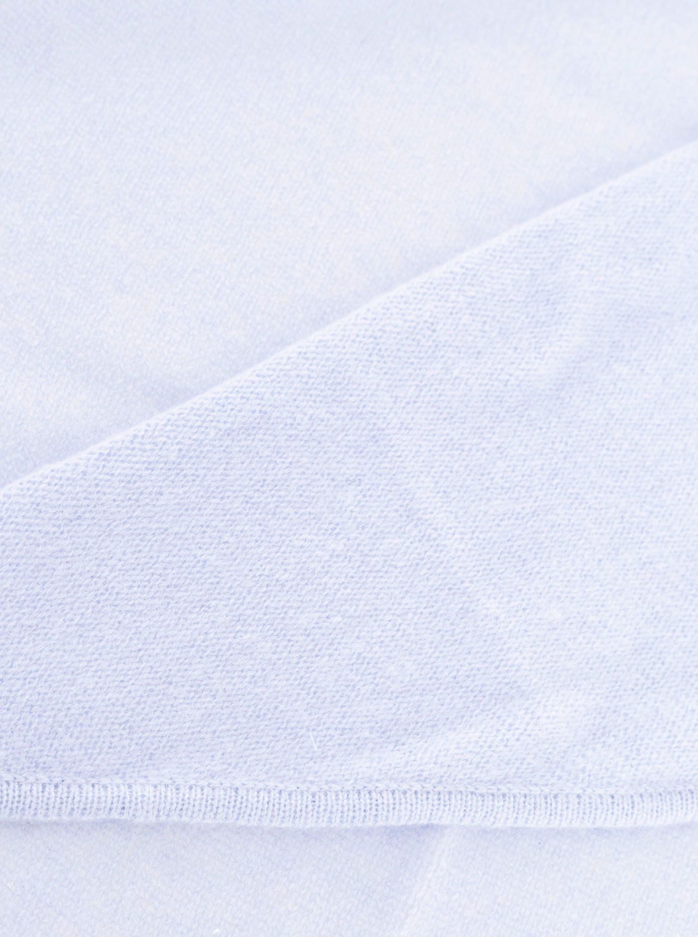 Zwillingsherz Kaschmir Dreieckstuch/Schal (100% Cashmere) - Hellblau