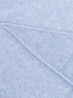 Zwillingsherz Kaschmir Dreieckstuch/Schal (100% Cashmere) - Jeansblau