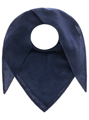 Zwillingsherz Kaschmir Dreieckstuch/Schal (100% Cashmere) - Marine