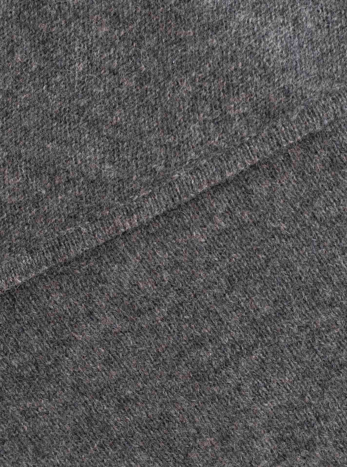 Zwillingsherz Kaschmir Dreieckstuch/Schal (100% Cashmere) - Mittelgrau