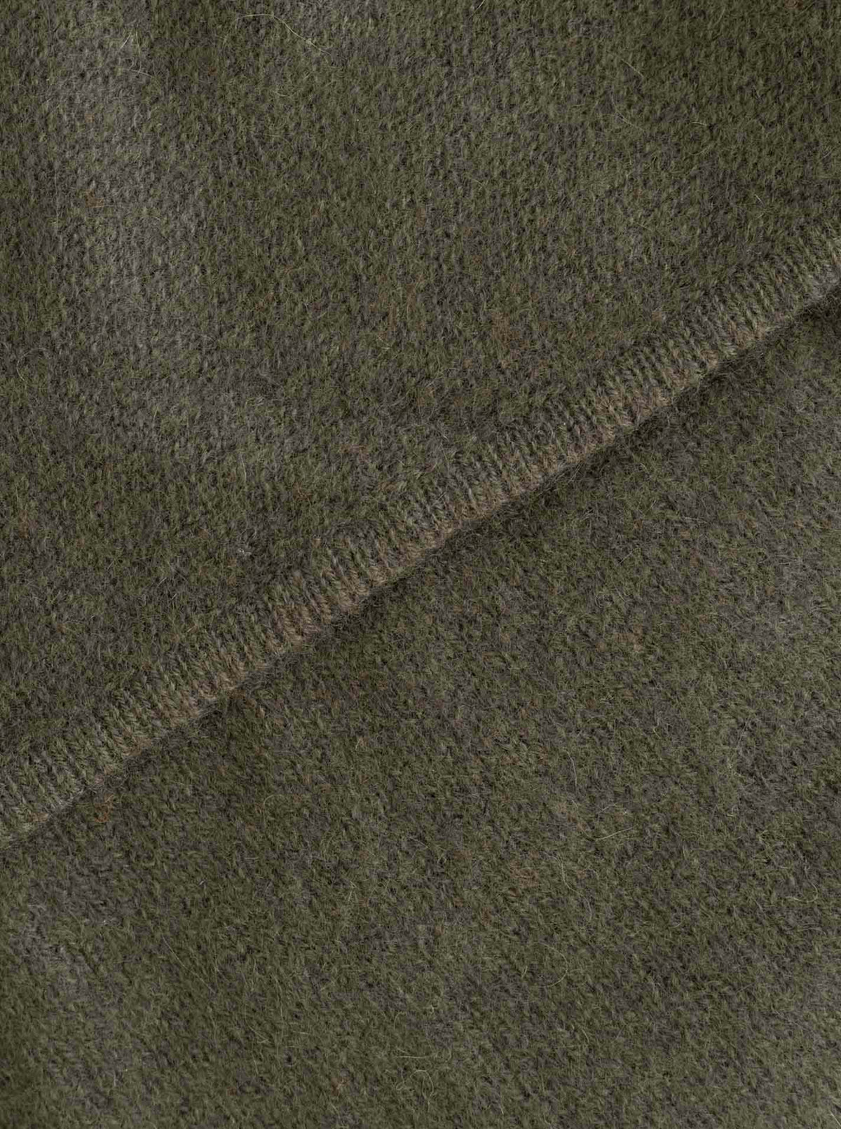 Zwillingsherz Kaschmir Dreieckstuch/Schal (100% Cashmere) - Olive