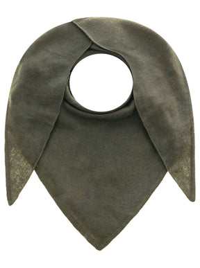 Zwillingsherz Kaschmir Dreieckstuch/Schal (100% Cashmere) - Olive