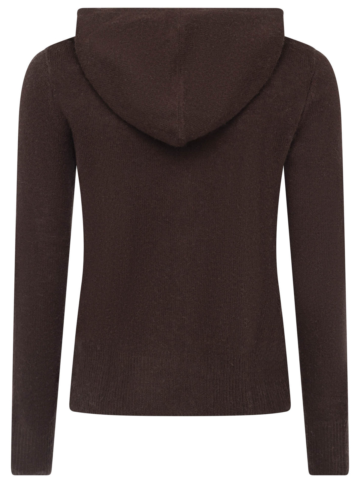Zwillingsherz - Kaschmir Cardigan mit Kapuze (100% Cashmere) - Braun