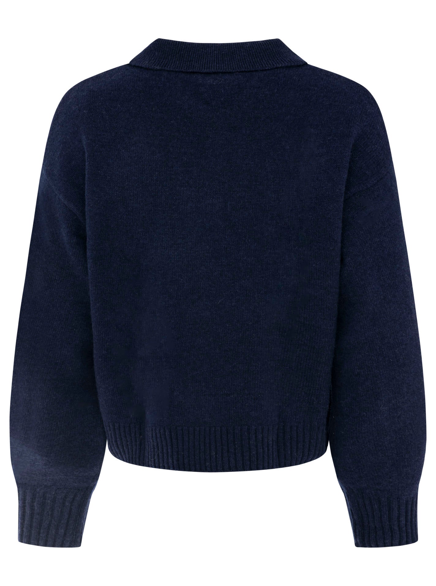 Zwillingsherz - Kaschmir Poloshirt Cozy (100% Cashmere) - Marine