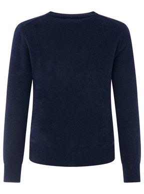 Zwillingsherz - Kaschmir Pullover Fluffy Dog (100% Cashmere) - Marine