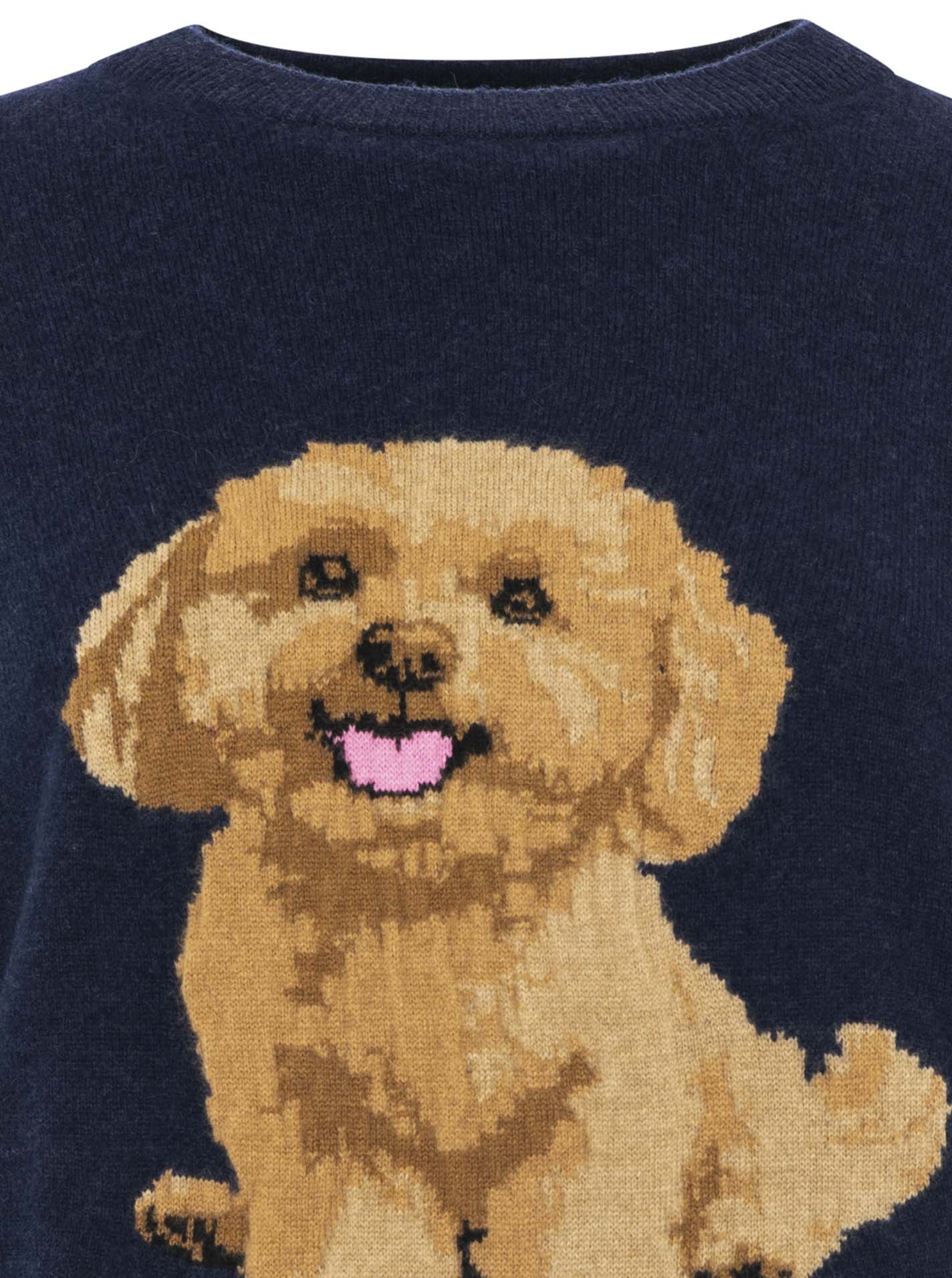 Zwillingsherz - Kaschmir Pullover Fluffy Dog (100% Cashmere) - Marine