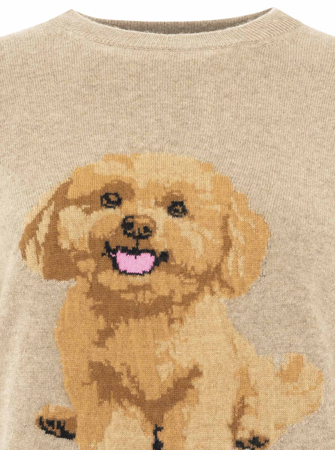 Zwillingsherz - Kaschmir Pullover Fluffy Dog (100% Cashmere) - Mittelbeige