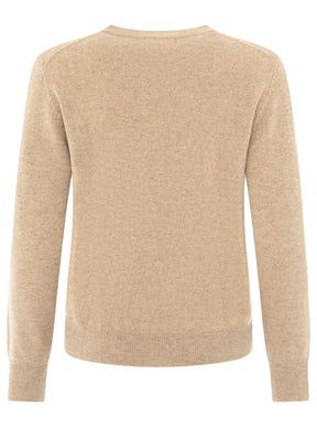 Zwillingsherz - Kaschmir Pullover Fluffy Dog (100% Cashmere) - Mittelbeige