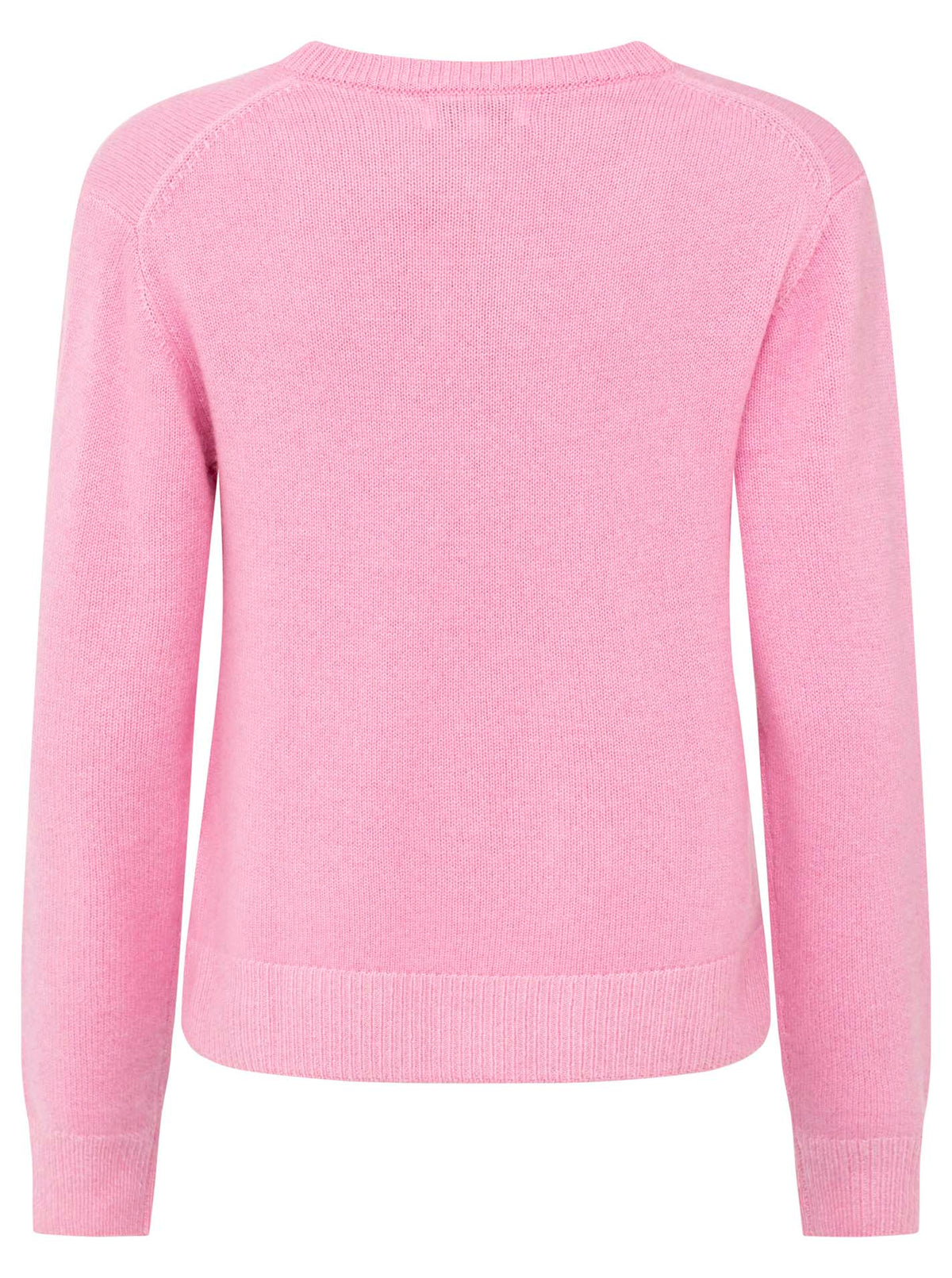 Zwillingsherz - Kaschmir V-Neck Loose (100% Cashmere) - Rosa