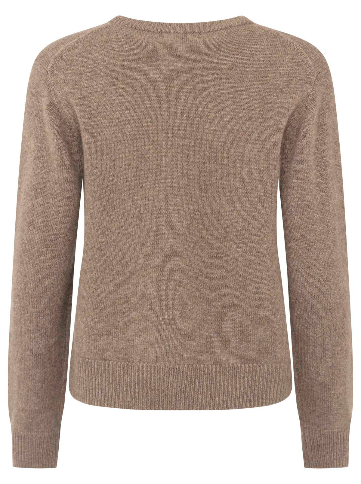 Zwillingsherz - Kaschmir V-Neck Loose (100% Cashmere) - Taupe