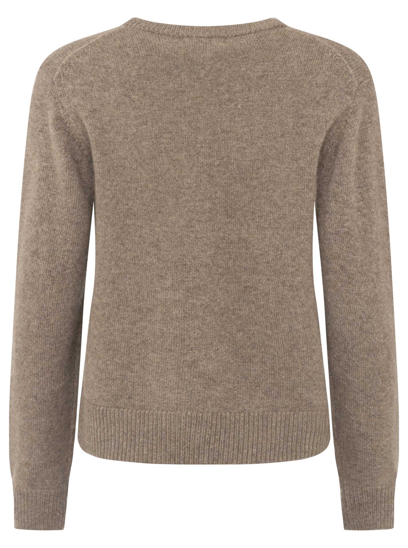 Zwillingsherz - Kaschmir V-Neck Loose (100% Cashmere) - Taupe