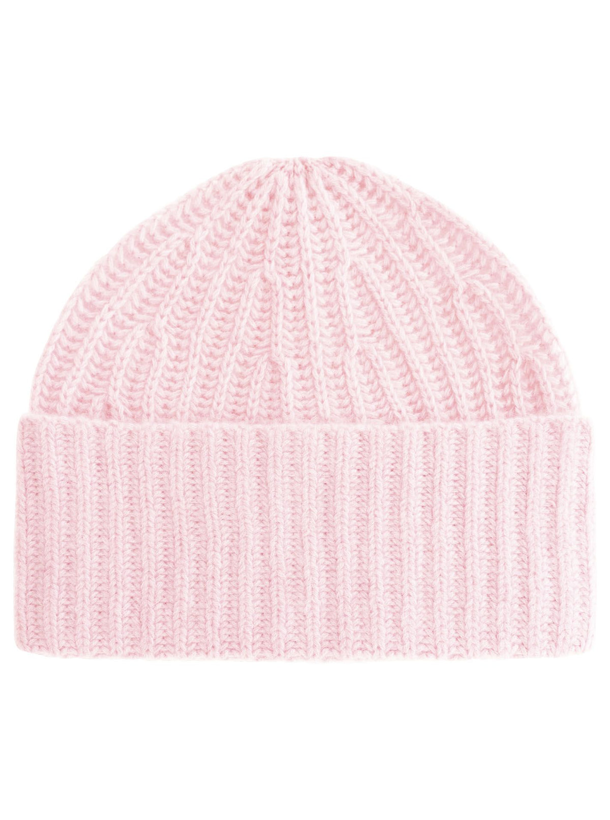 Zwillingsherz - Kaschmir Mütze "Grobstrick" (100% Cashmere) - Altrosa