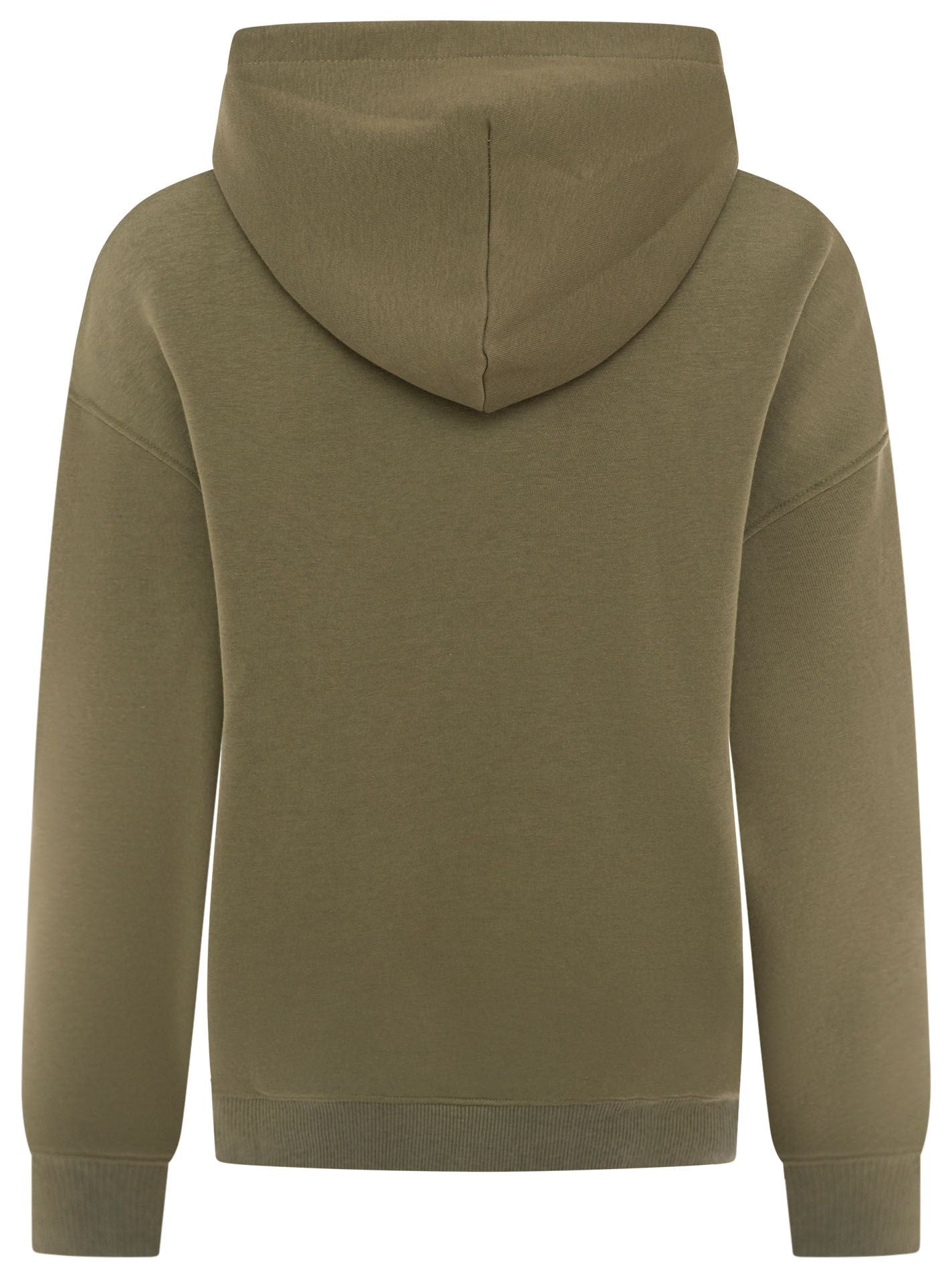 Zwillingsherz - Hoodie "Running Leo" - Khaki