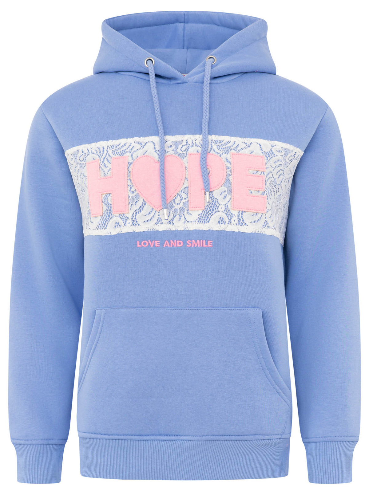 Zwillingsherz - Hoodie "Hope" - Blau
