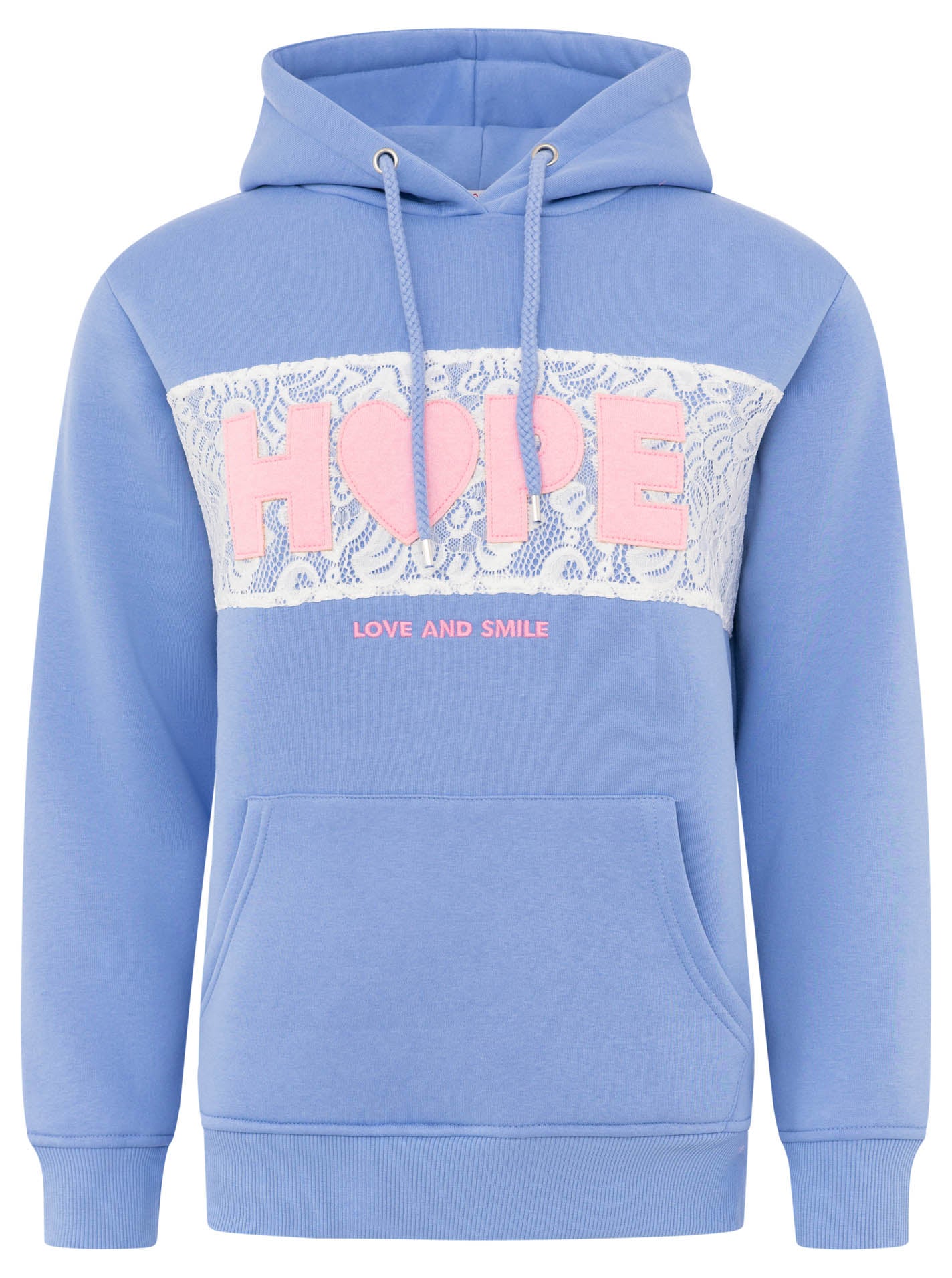 Zwillingsherz - Hoodie "Hope" - Blau