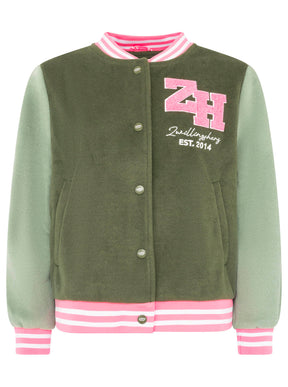 Zwillingsherz - Bomberjacke "College" - Khaki
