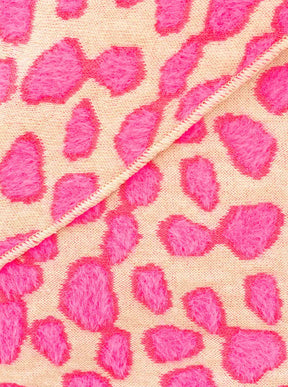 Zwillingsherz - Dreieckstuch BW "Neon Dots" - Neonpink