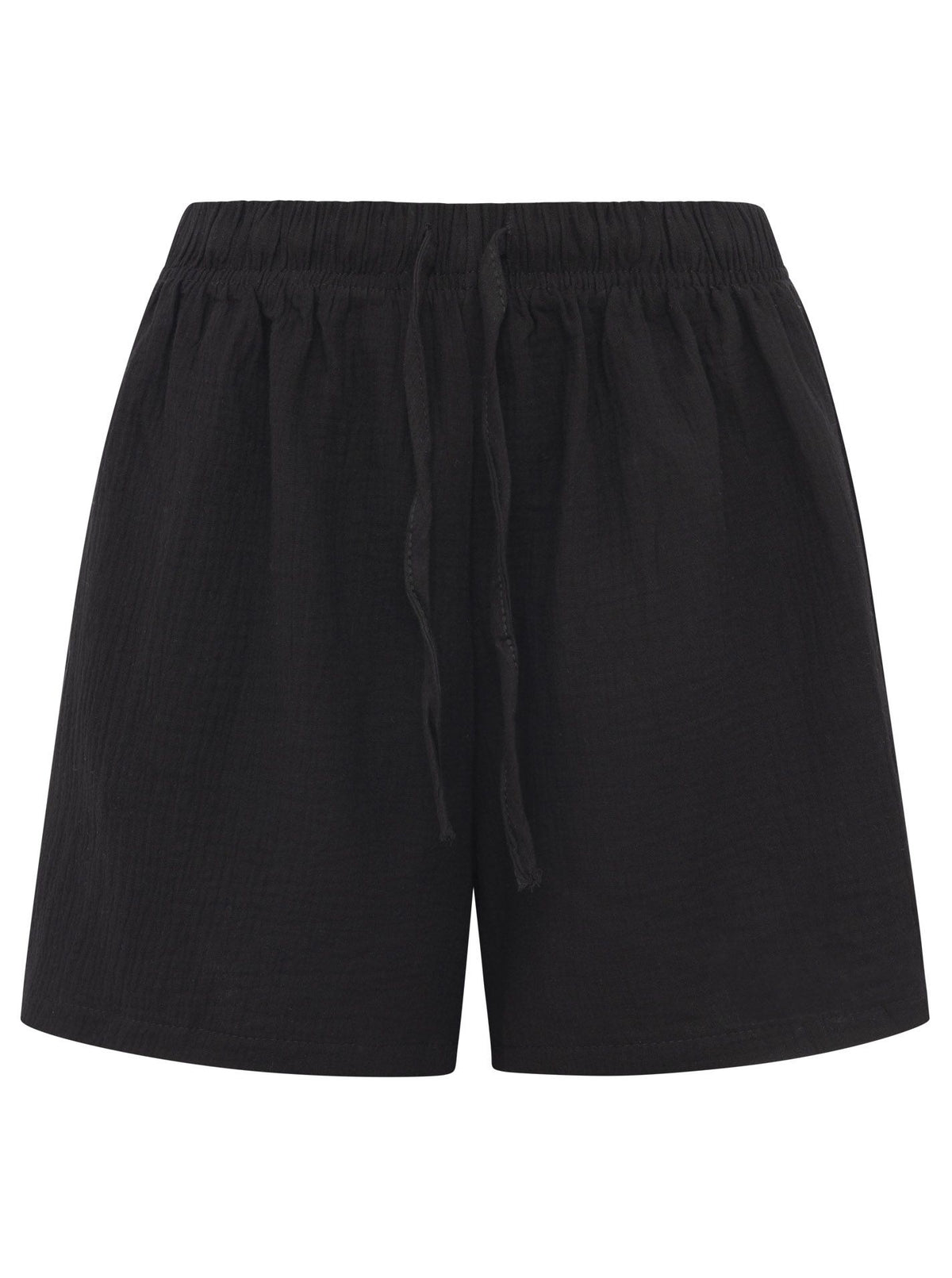 Zwillingsherz - Musselin Shorts - Schwarz