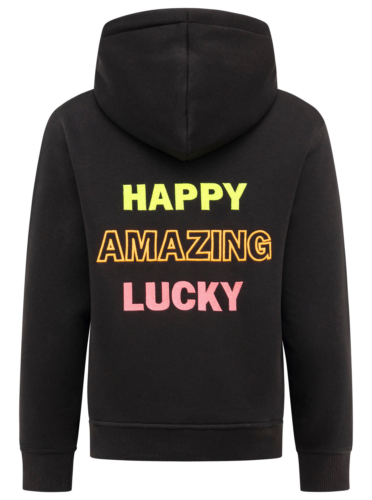 Zwillingsherz - Hoodie "Positive Happy Mind" - Schwarz (Neu)