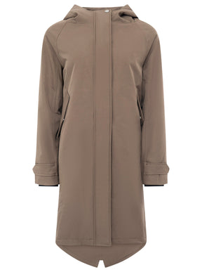 Zwillingsherz - Parka "Keep Smiling" - Taupe