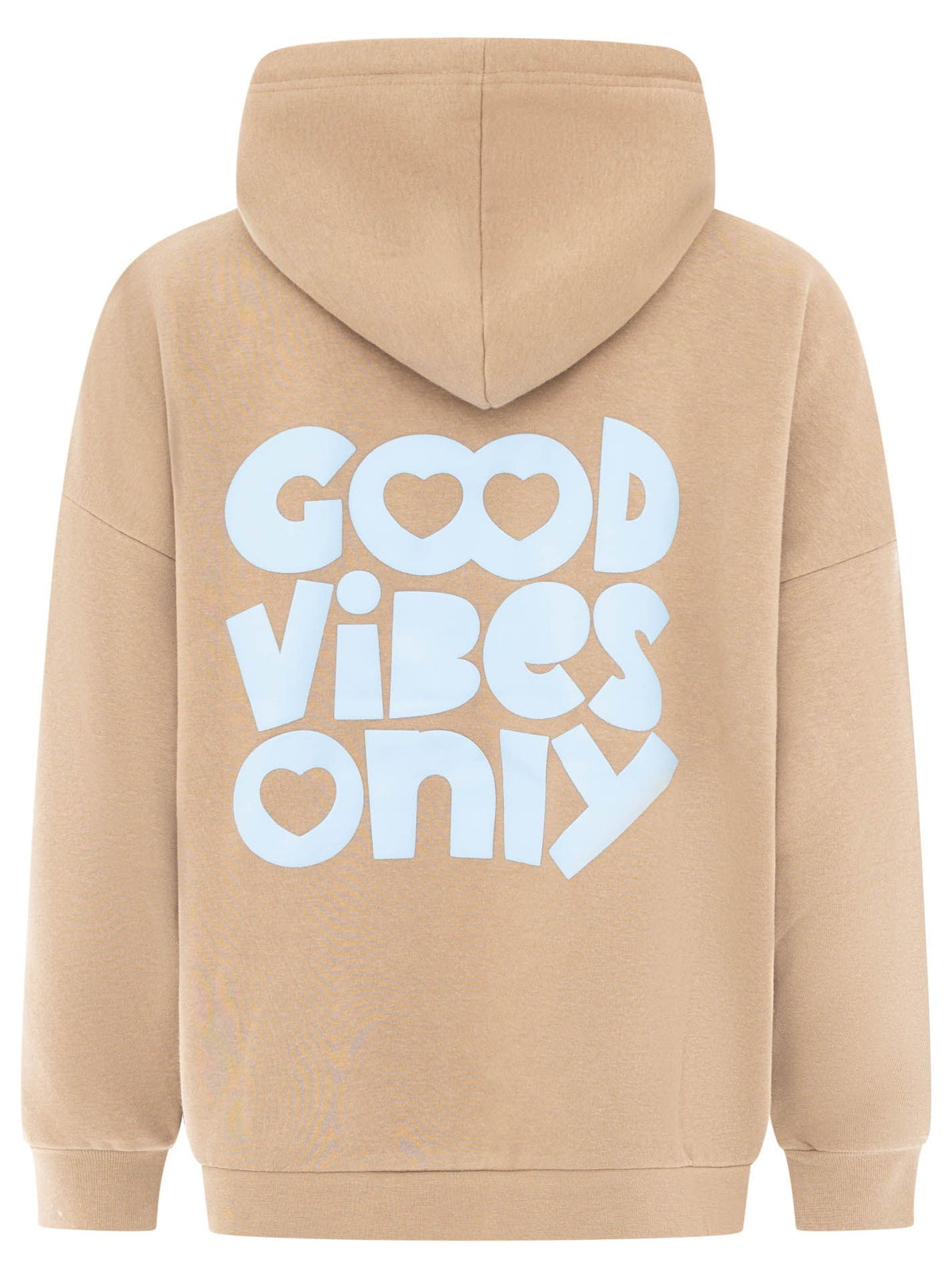 Zwillingsherz - Hoodie "Good Vibes Only" - Beige