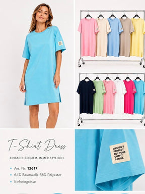 Sweatkleid - 'Life isn’t perfect but your Outfit'︎