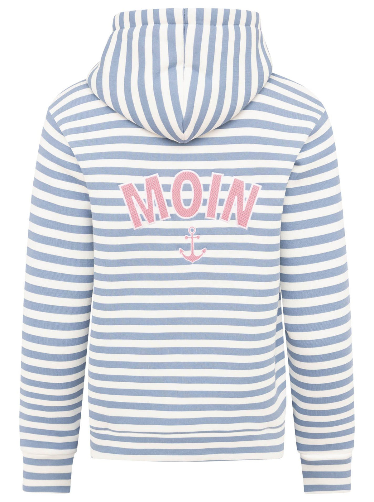 Zwillingsherz - Hoodiejacke Moin Streifen - Blau
