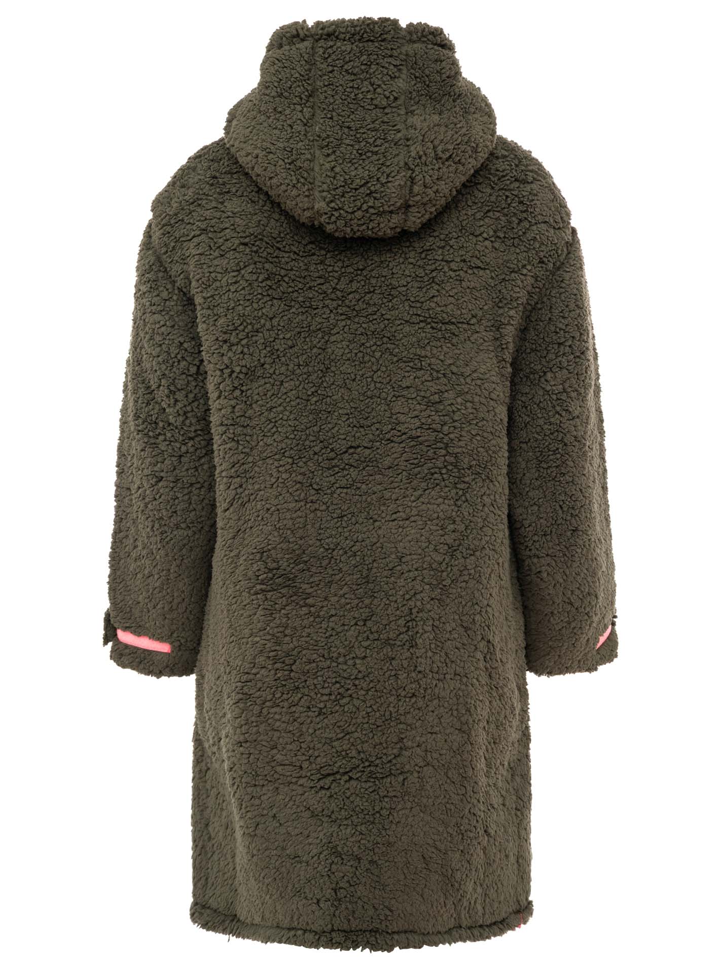 Zwillingsherz Windjacke Teddy Inside Out - Khaki