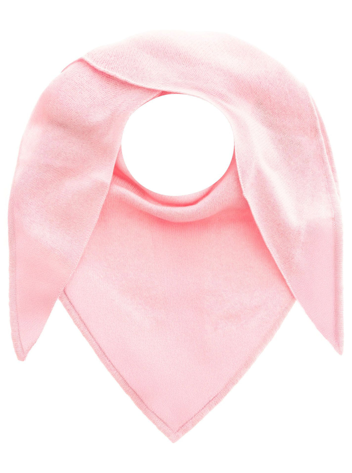 Zwillingsherz Kaschmir Schal - Dreieckstuch (100% Cashmere) - Altrosa
