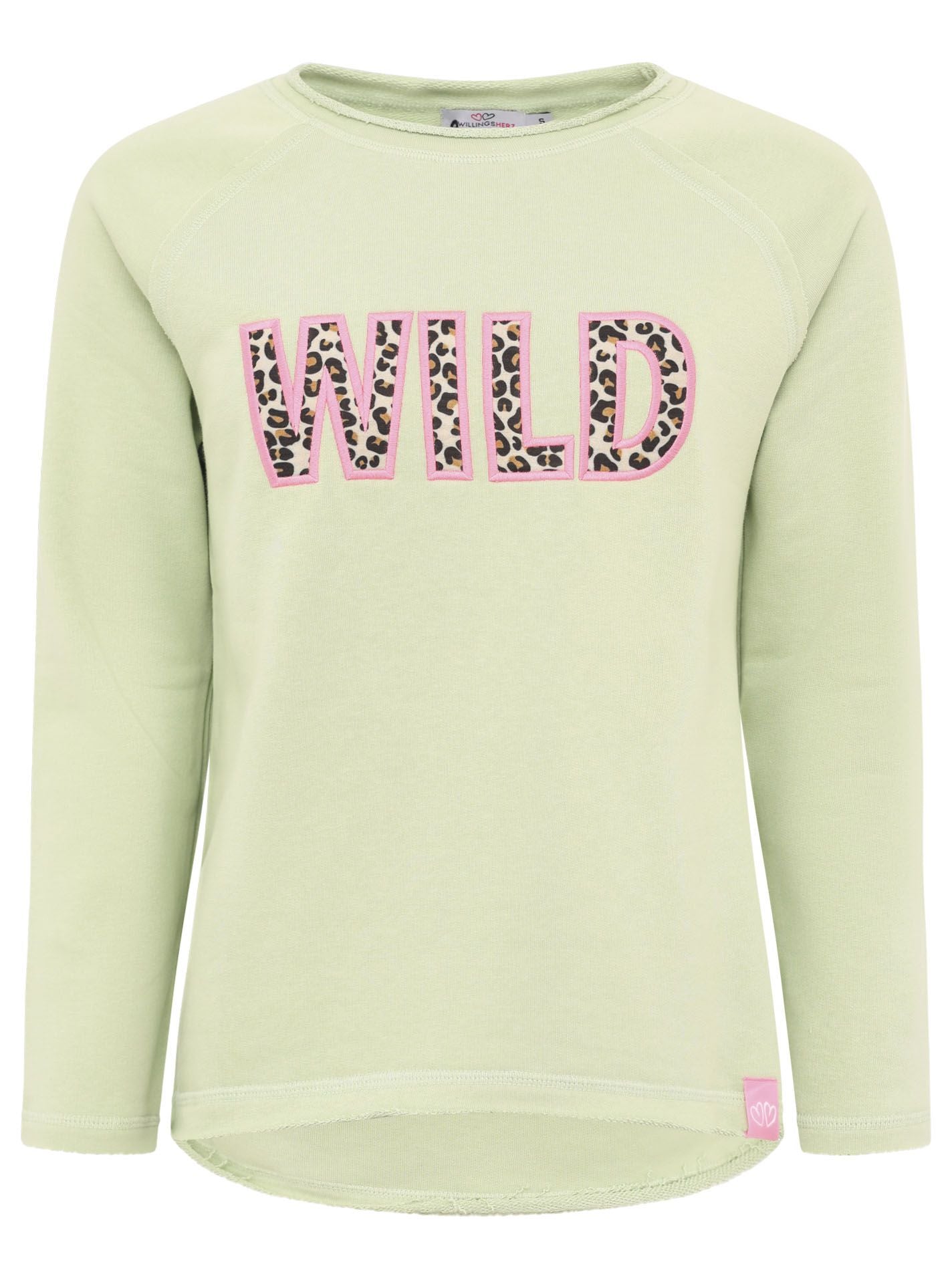 Zwillingsherz Leo Sweatshirt/Pullover - Wild & Free - Salbei