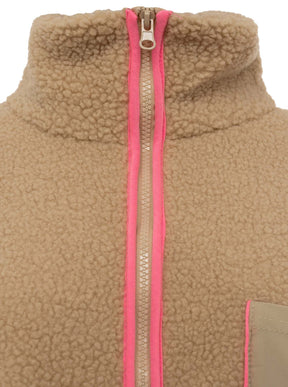 Zwillingsherz Teddy Jacke "Classic" - Beige