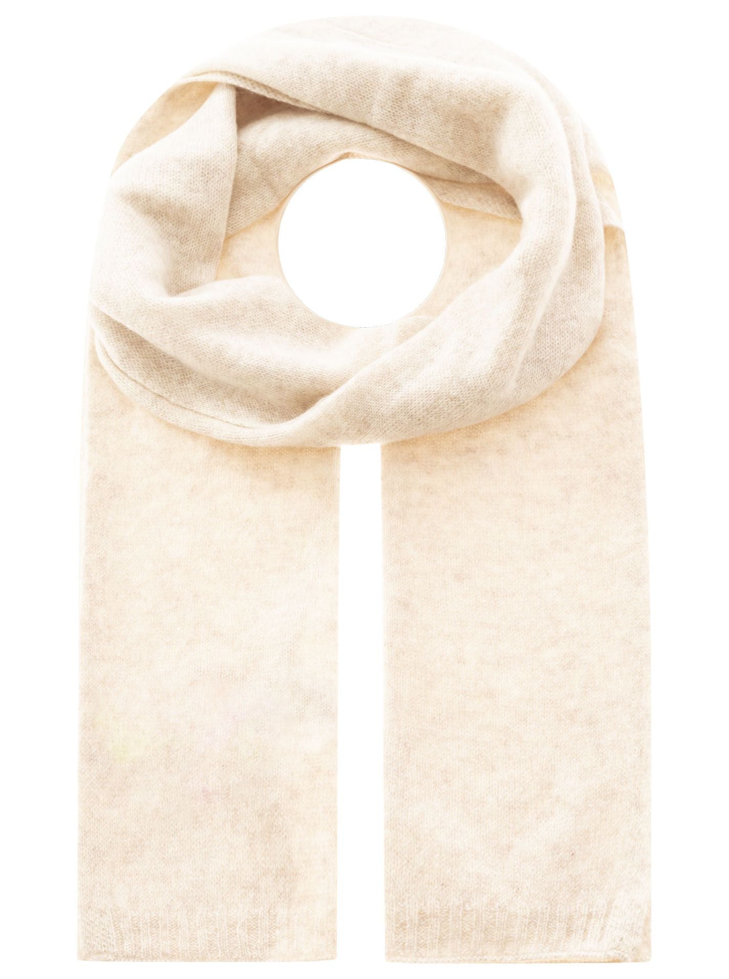 Zwillingsherz 100% Cashmere/Kaschmir Schal - Hellbeige
