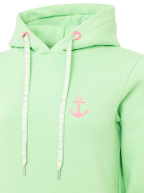Zwillingsherz - Hoodie mit Anker - Hellgrün (Neu)