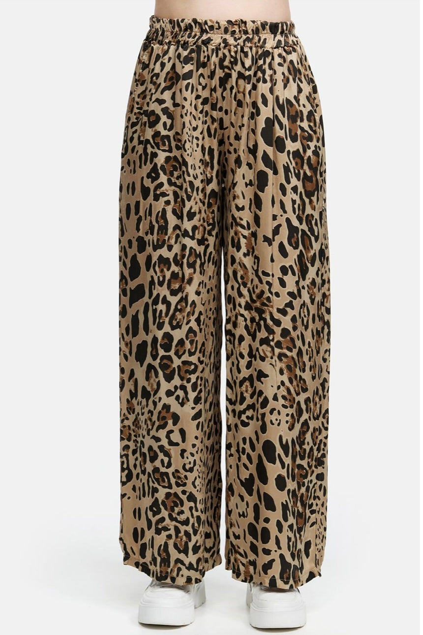 Wasabi - Satin-Hose "Leo" - Taupe