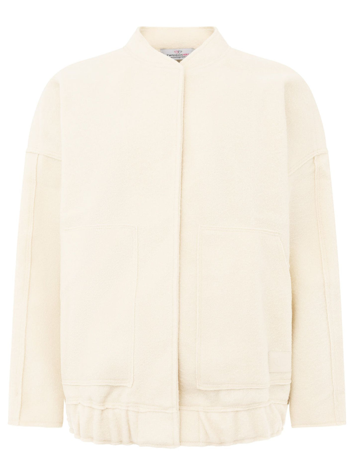 Zwillingsherz - Gemütliche Bomberjacke - Beige