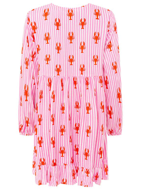 Zwillingsherz - Kleid "Lobsters & Stripes" - Pink