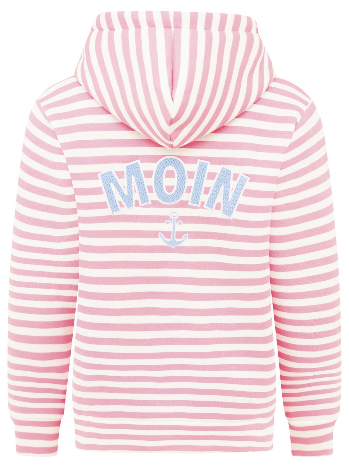 Zwillingsherz - Hoodiejacke Streifen Moin - Pink