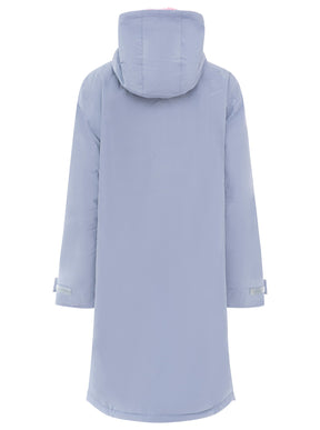 Zwillingsherz - Oversize Teddy Windjacke - Jeansblau