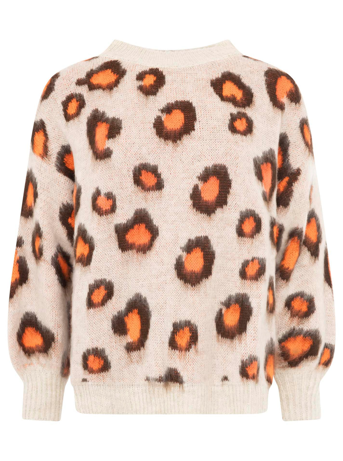 Zwillingsherz - Kuschel-Pullover "Rundhals Soft Leo" - Neonorange