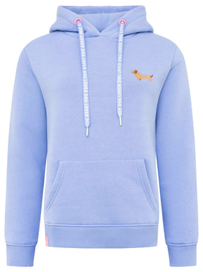 Zwillingsherz - Hoodie Neu "Dog Lover" - Blau